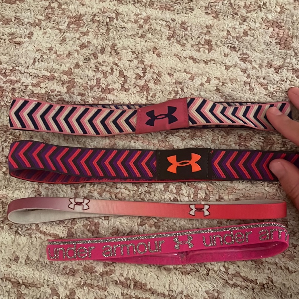 4 under Armour headbands